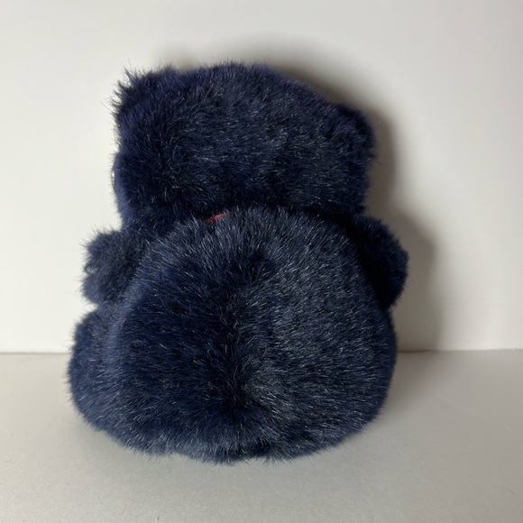 VTG 1990 Teddy Bear Red Bow From The World of Smile Plush Stuffed Animal - Picture 5 of 11